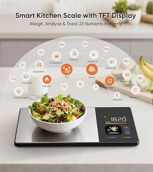 Smart Kitchen Scale with Nutrition Tracking & Bluetooth App